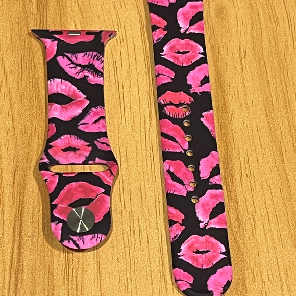 Accessories - Pink Lips Apple Watch Band - 42 / 44 mm - NIP
